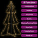 Christmas Cone Tree 240 Leds Indoor and Outdoor 118x180 Cm