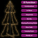 Christmas Cone Tree 300 Leds Indoor and Outdoor 120x220 Cm