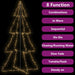 Christmas Cone Tree 360 Leds Indoor and Outdoor 143x250 Cm