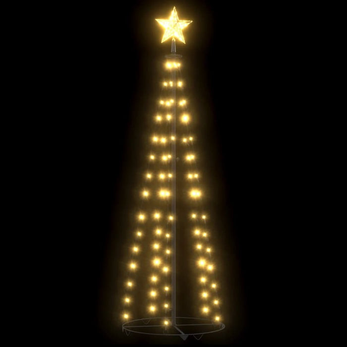 Christmas Cone Tree 70 Warm White Leds Decoration 50x120 Cm
