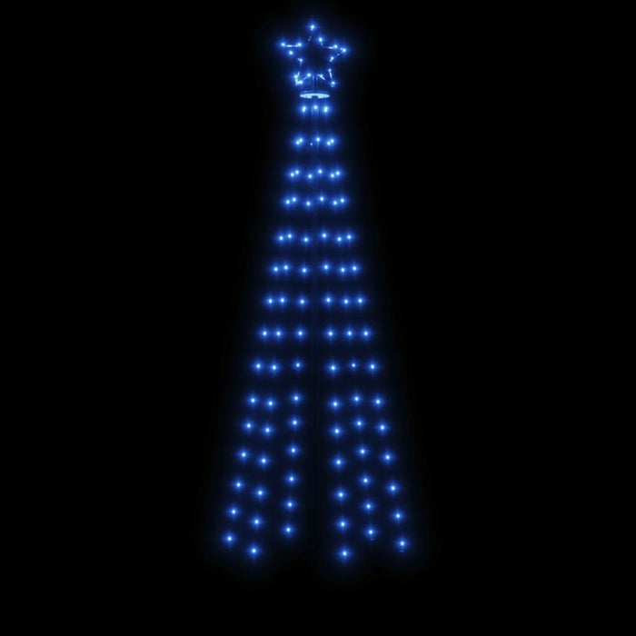 Christmas Cone Tree Blue 108 Leds 70x180 Cm Tatann