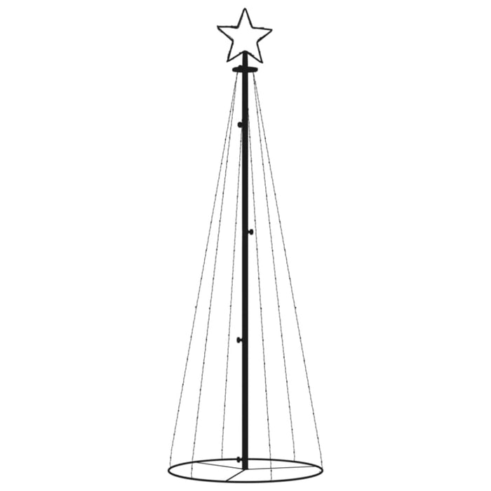 Christmas Cone Tree Blue 108 Leds 70x180 Cm Tatann