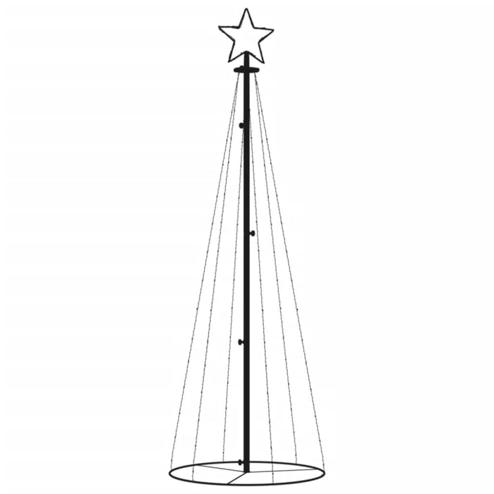 Christmas Cone Tree Cold White 108 Leds 70x180 Cm Tatani