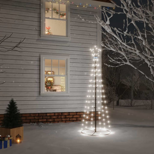Christmas Cone Tree Cold White 108 Leds 70x180 Cm Tatani