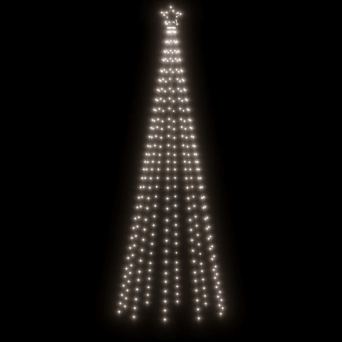 Christmas Cone Tree Cold White 310 Leds 100x300 Cm Tatako