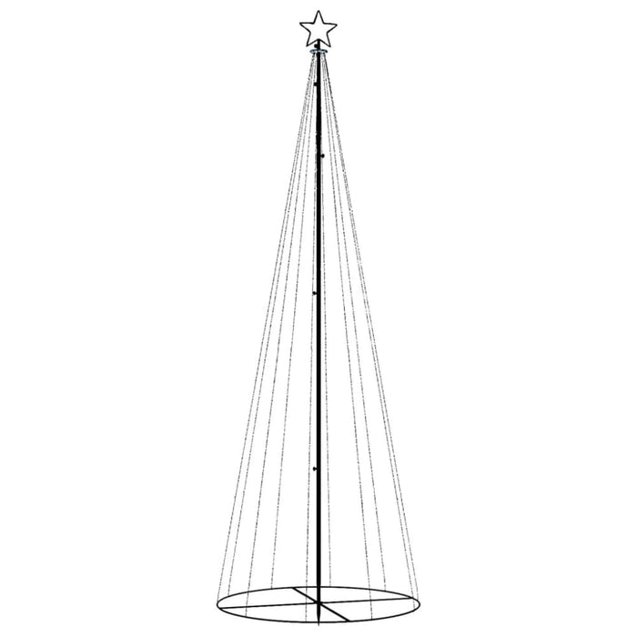 Christmas Cone Tree Cold White 310 Leds 100x300 Cm Tatako