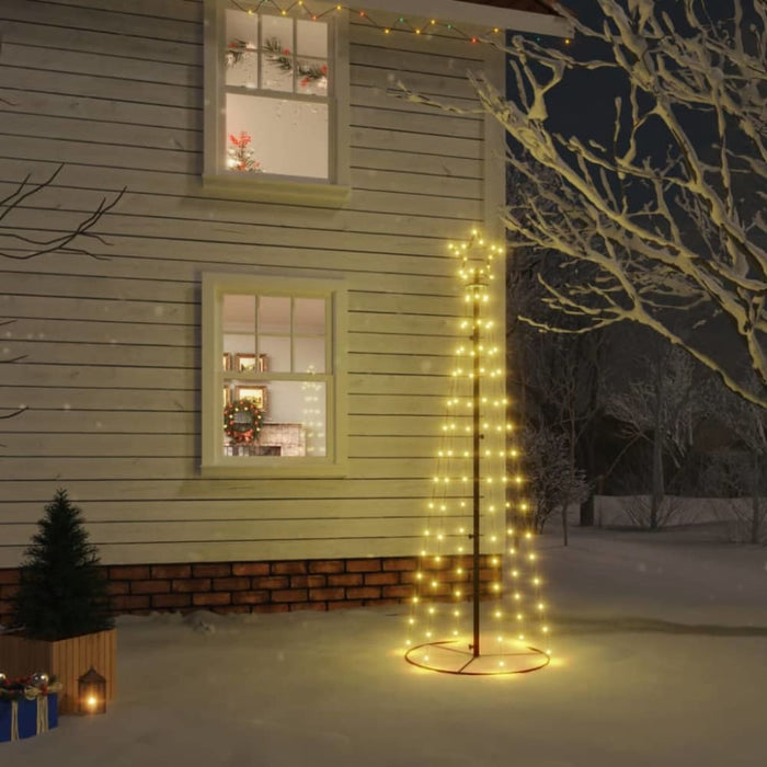 Christmas Cone Tree Warm White 108 Leds 70x180 Cm Tatanl