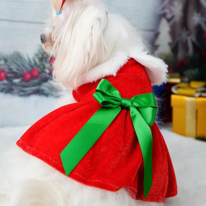Christmas Dog Skirt For Winter