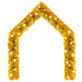 Christmas Garland With Led Lights 10 m Gold Txkxbx