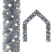 Christmas Garland with Led Lights 10 m Silver Txkxbp
