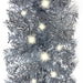 Christmas Garland with Led Lights 10 m Silver Txkxbp