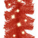 Christmas Garland With Led Lights 10 m Red Txkokl