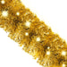 Christmas Garland with Led Lights 20 m Gold Txkxbt
