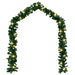 Christmas Garland With Led Lights 20 m Xaxaxp