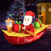 Goslash Picks Christmas Inflatable Santa Clau Boat 2.1m