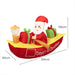Goslash Picks Christmas Inflatable Santa Clau Boat 2.1m