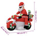 Christmas Inflatable Santa on Motorcycle Led 158 Cm Taptbp