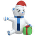 Christmas Inflatable Teddy Bear Led 240 Cm Tapxko