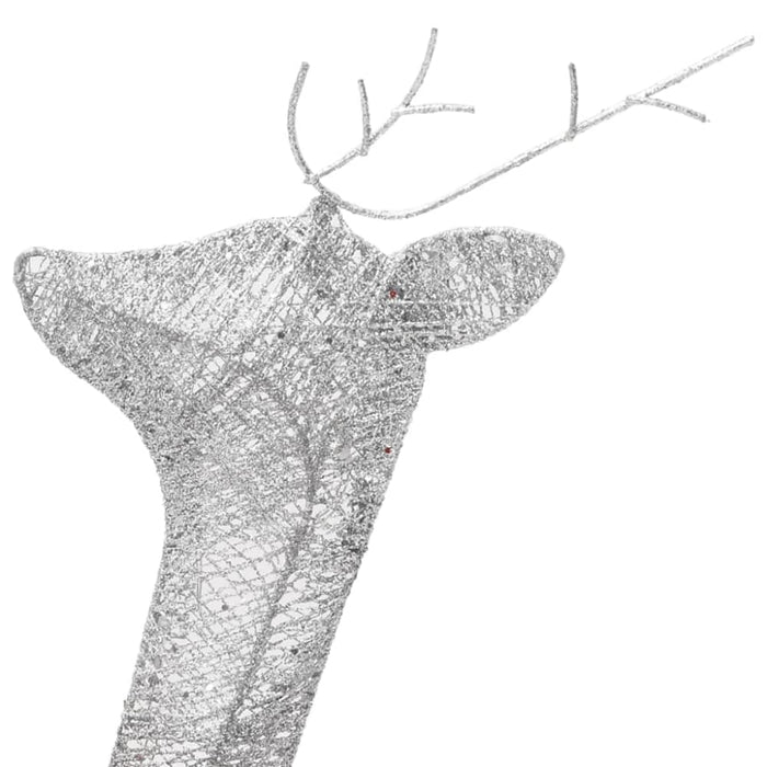 Christmas Reindeer Family 270x7x90 Cm Silver Cold White