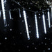 12m Christmas Shower Lights 960 Led Icicle Falling Rain