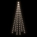 Christmas Tree on Flagpole Cold White 108 Leds 180 Cm Tatpok