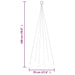 Christmas Tree on Flagpole Cold White 108 Leds 180 Cm Tatpok