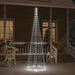 Christmas Tree on Flagpole Cold White 310 Leds 300 Cm Tatpxt