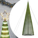 Christmas Tree Light Cone 1544 Leds Warm White 500 Cm Tpnolo