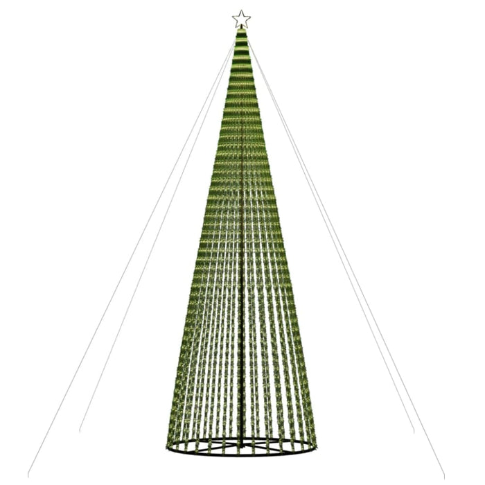Christmas Tree Light Cone 1544 Leds Warm White 500 Cm Tpnolo