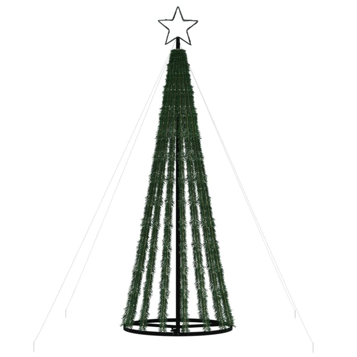 Christmas Tree Light Cone 275 Leds Warm White 180 Cm Tpnbla