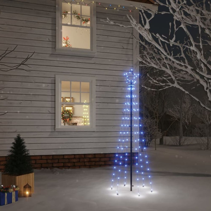 Christmas Tree With Spike Blue 108 Leds 180 Cm Tatppt