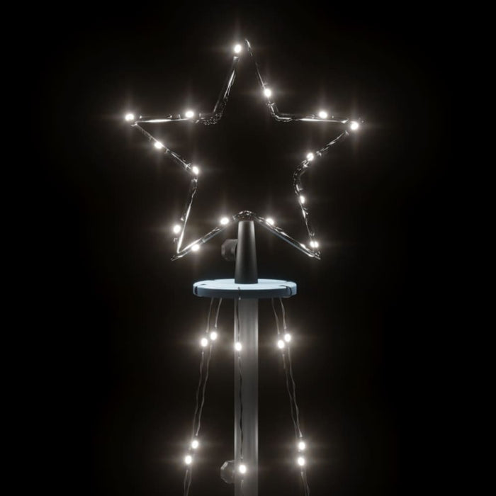 Christmas Tree with Spike Cold White 108 Leds 180 Cm Tatppo