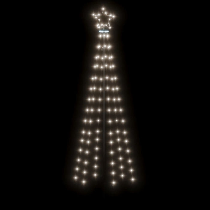 Christmas Tree with Spike Cold White 108 Leds 180 Cm Tatppo