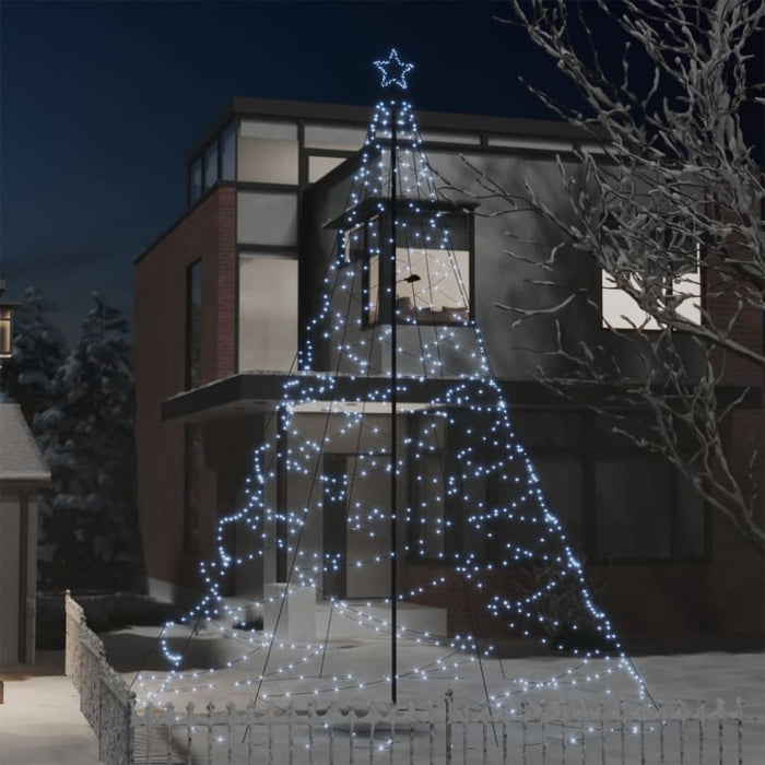 Christmas Tree With Spike Cold White 1400 Leds 500 Cm Tatipt