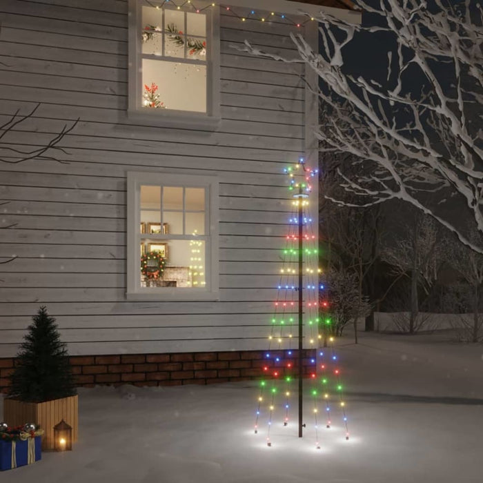 Christmas Tree With Spike Colourful 108 Leds 180 Cm Tatppx