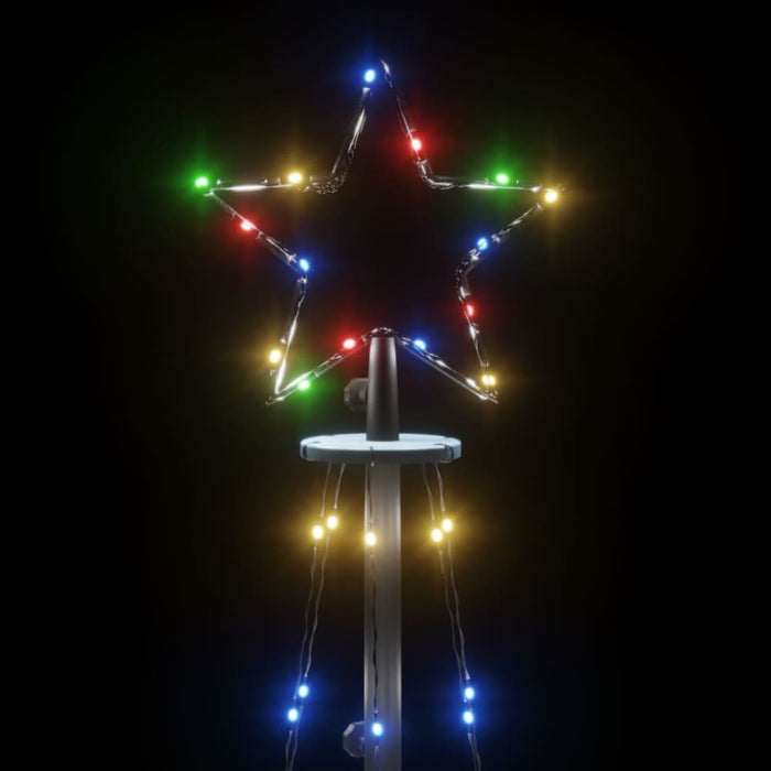Christmas Tree With Spike Colourful 108 Leds 180 Cm Tatppx