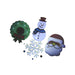 Christmas Tree Topper Snowman W/ Projected Images Lights