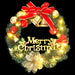 Christmas Wreath with 15 Leds Green 30 Cm Tpiila