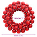Christmas Wreath Red 45 Cm Polystyrene Tploxo