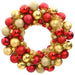 Christmas Wreath Red and Gold 45 Cm Polystyrene Tploxp