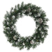 Christmas Wreath With Led Lights Green 45 Cm Pvc Tapoio