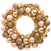 Christmas Wreath Rose Gold 45 Cm Polystyrene Tploxt
