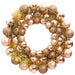 Christmas Wreath Rose Gold 45 Cm Polystyrene Tploxt