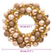 Christmas Wreath Rose Gold 45 Cm Polystyrene Tploxt