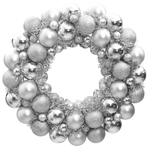 Christmas Wreath Silver 45 Cm Polystyrene Tploxx