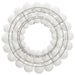 Christmas Wreath White 45 Cm Polystyrene Tploxl