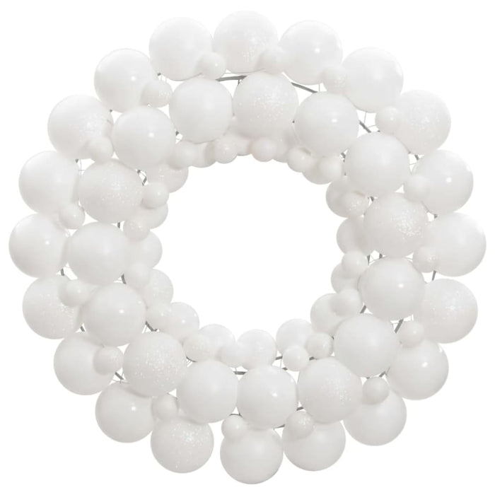 Christmas Wreath White 45 Cm Polystyrene Tploxl