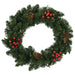 Christmas Wreaths 2 Pcs with Decoration Green 45 Cm Xnattb