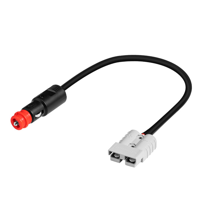 50A Anderson Style Plug To Cigarette Plug Socket Adapter Cable Lead