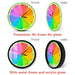 Citrus Rainbow Wall Clock Silent Non Ticking Natural